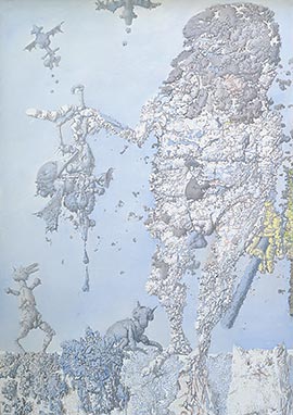 Personnage aux chauves-souris