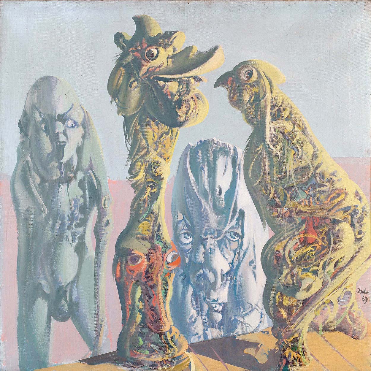Dado’s painting: The Gallery of Ancestors, 1969