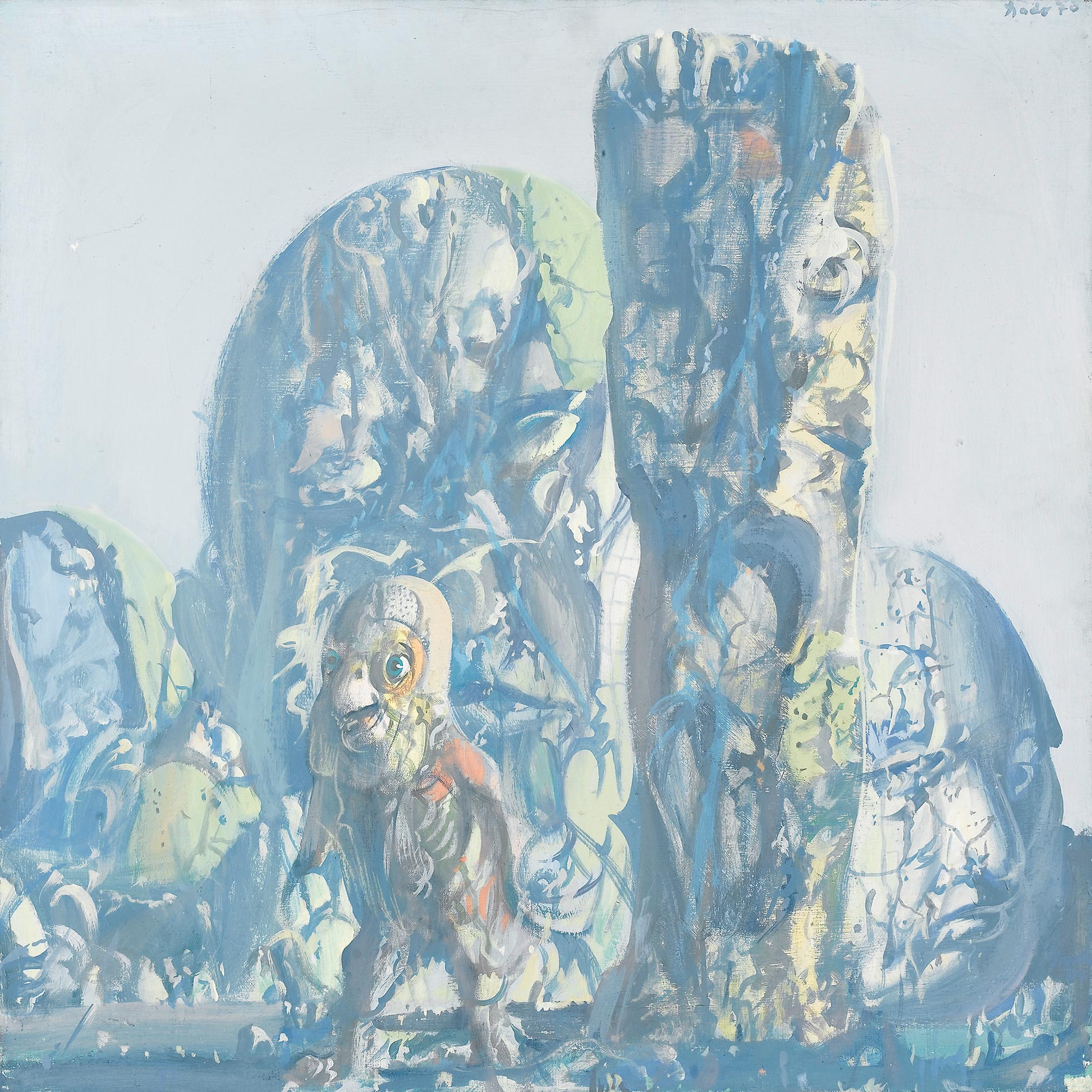 Dado’s painting: The Gallery of Ancestors III, 1970