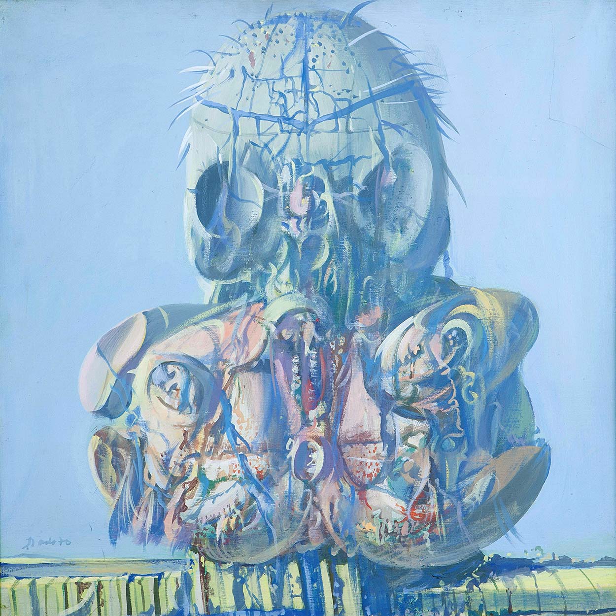 Dado’s painting: The Gallery of Ancestors V, 1970