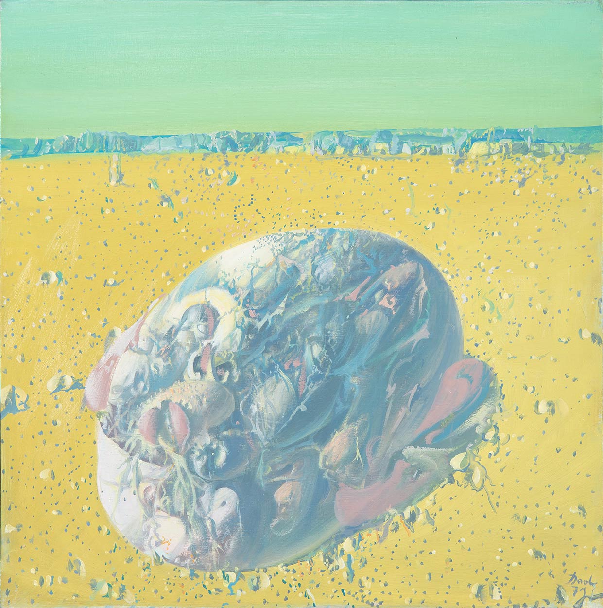 Dado’s painting: The Gallery of Ancestors XXI, 1971