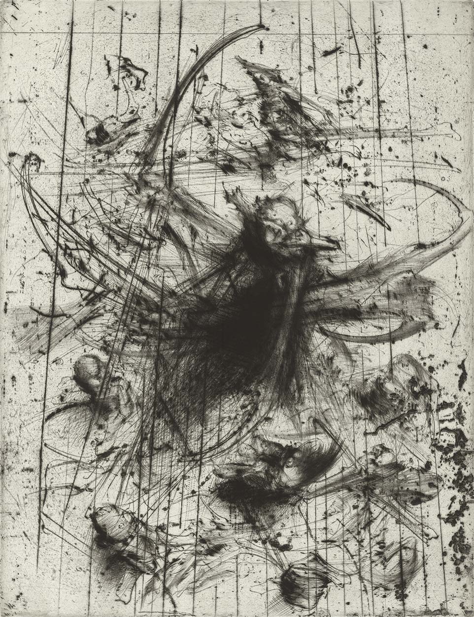 Gravure de Dado : Planche H, 3e état, 1982