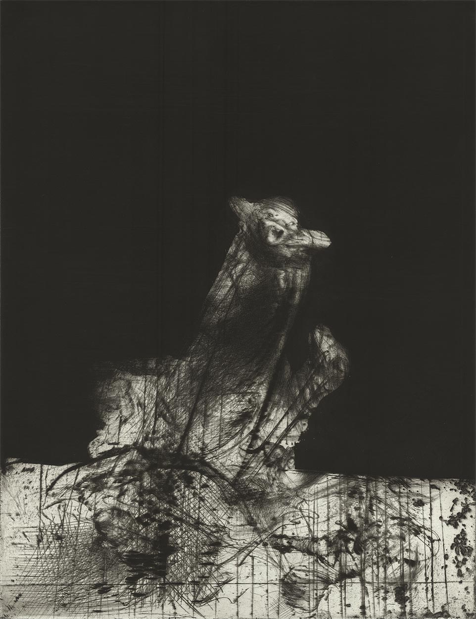 Gravure de Dado : Planche H, 5e état, 1982