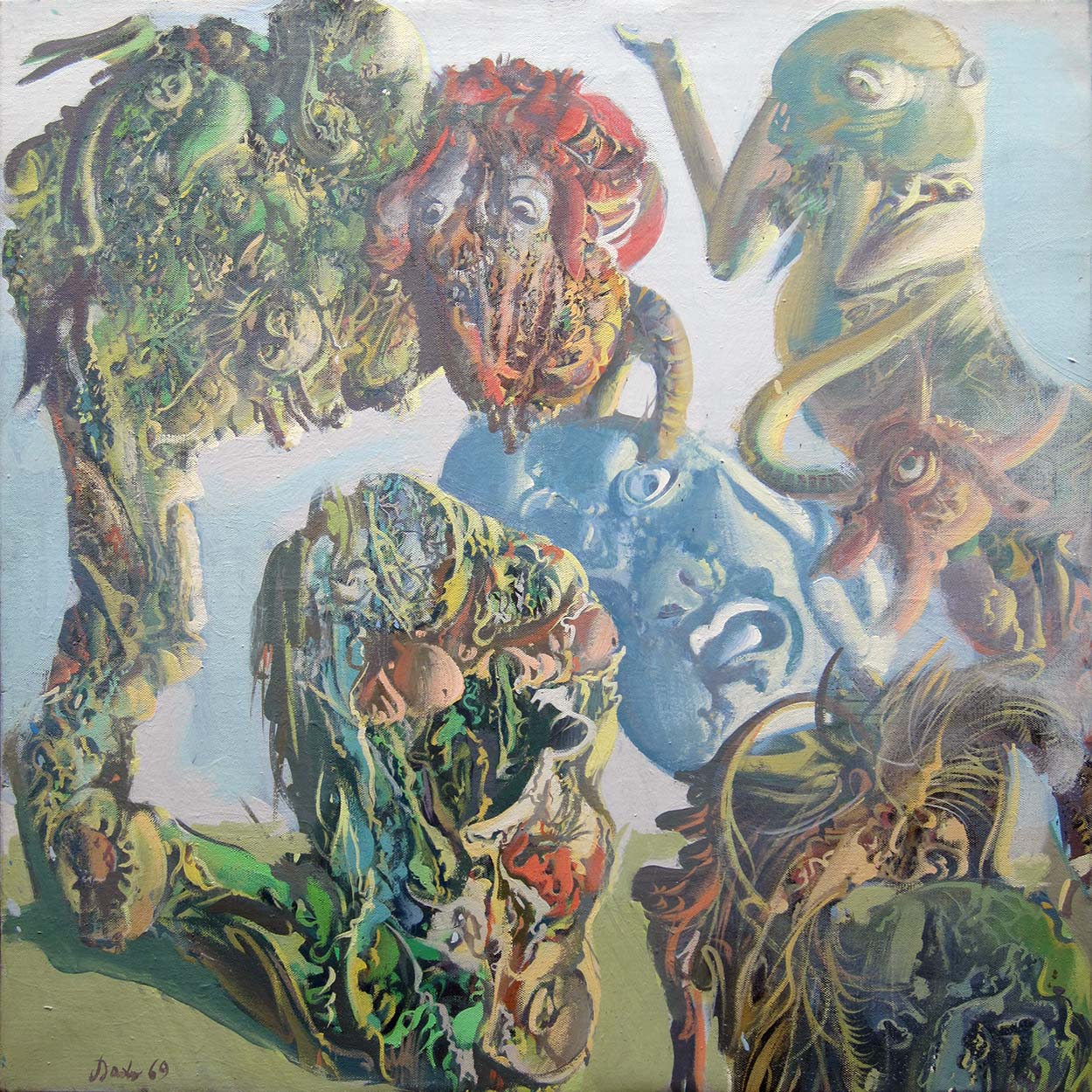 Dado’s painting: Untitled, 1969