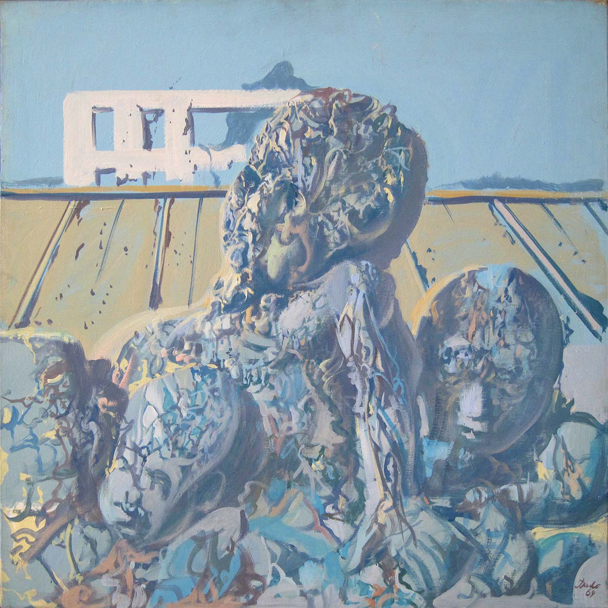 Dado’s painting: Untitled, 1969