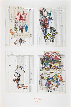 Kolaži, 2007. Kolekcija Muzeja umjetnosti i jevrejske istorije.