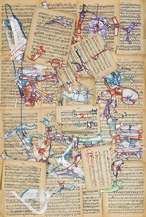 Kolaži, 2007. Kolekcija Muzeja umjetnosti i jevrejske istorije.