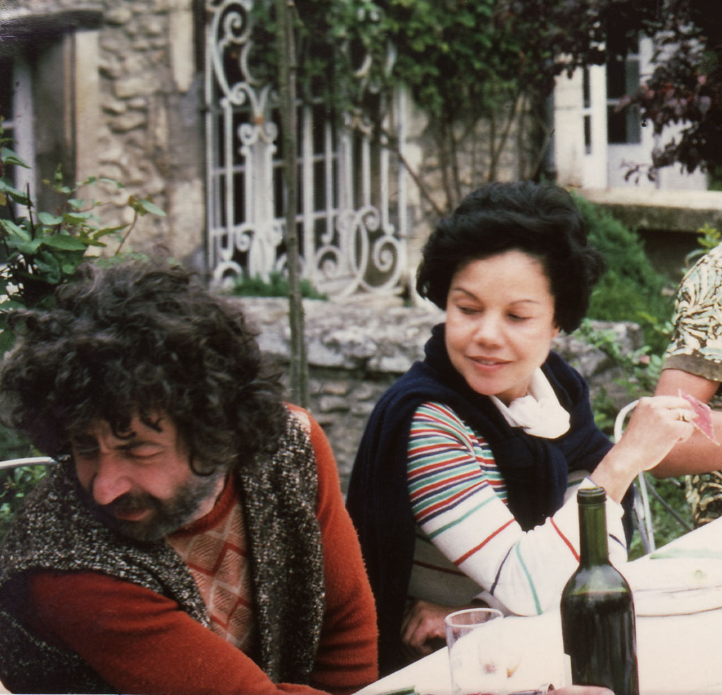 Dado and Alice Bellony-Rewald at Hérouval c. 1975.