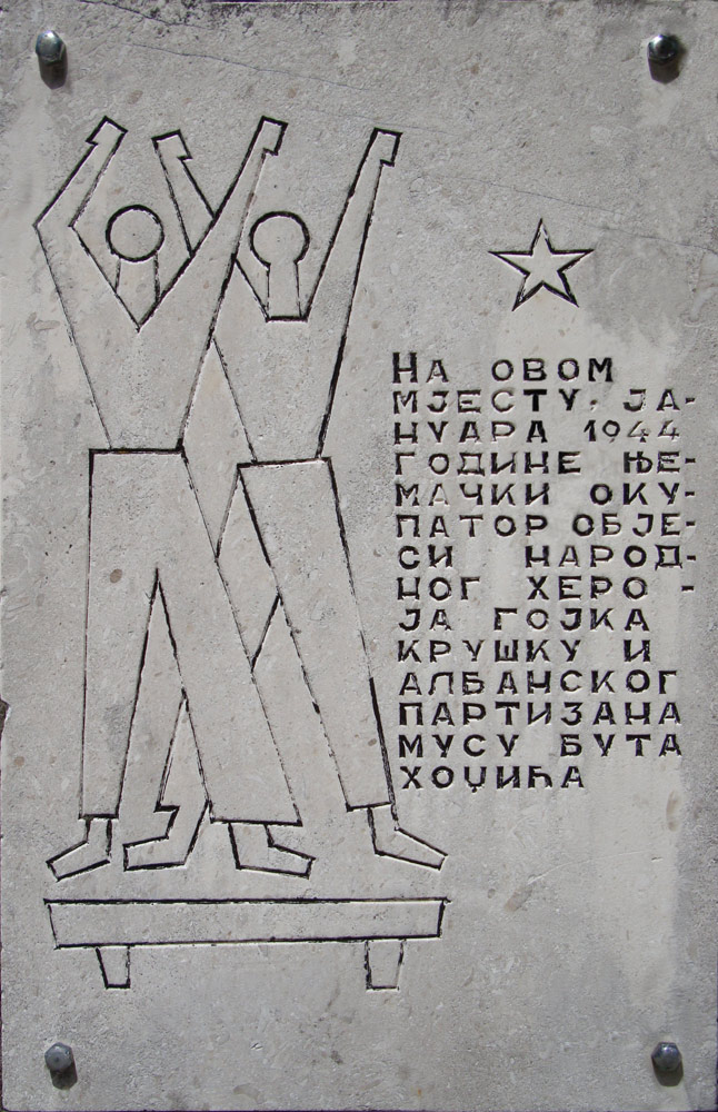 Commemorative plaque (Cetinje)