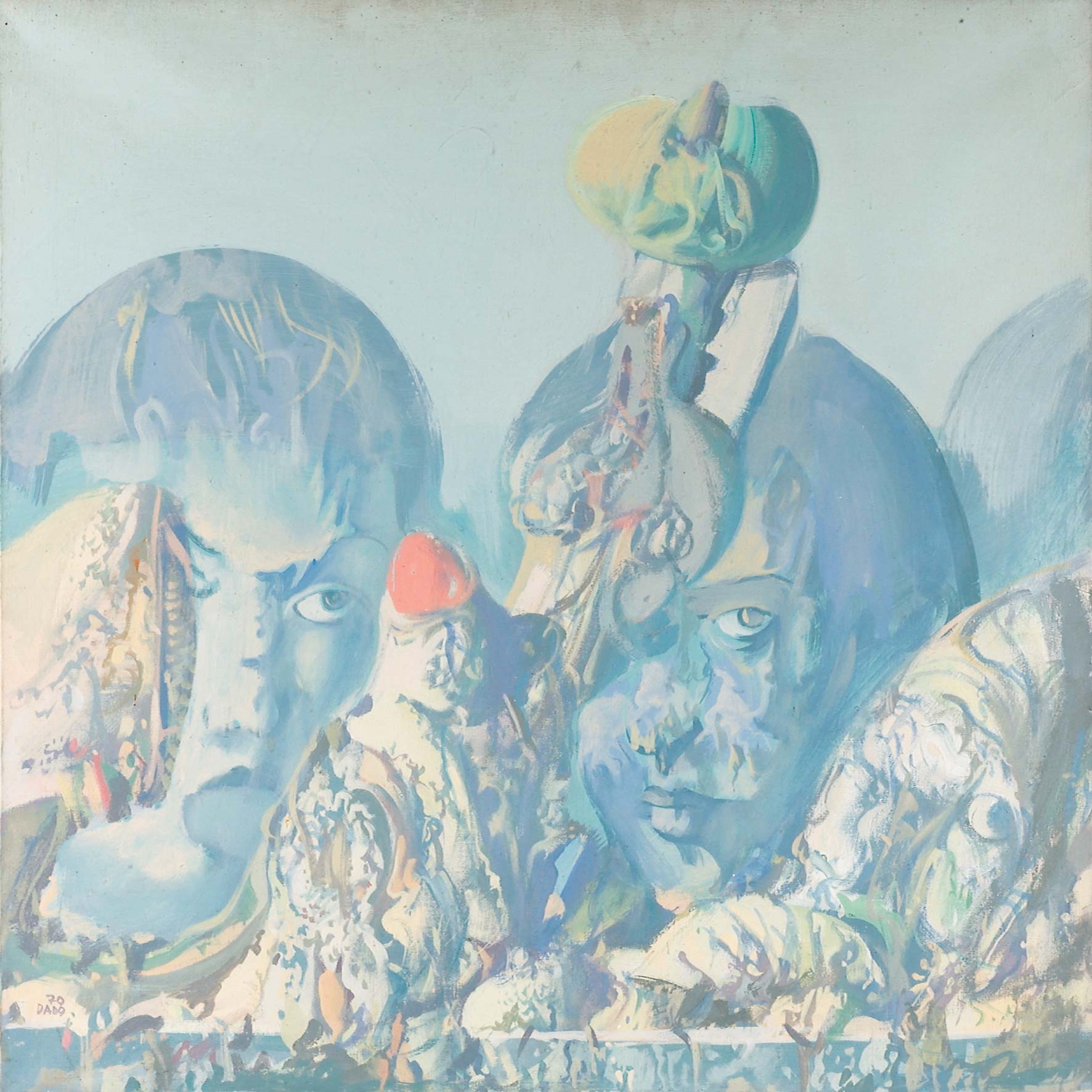 Dado’s painting: Untitled, 1970