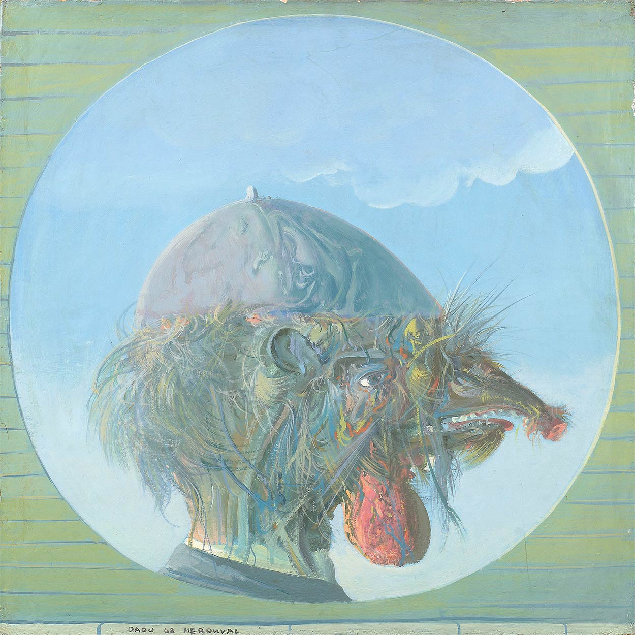 Dado’s painting: Untitled, 1968