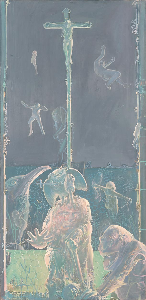 Dado : Triptyque de saint Hubert, 1973 - Deuxième panneau