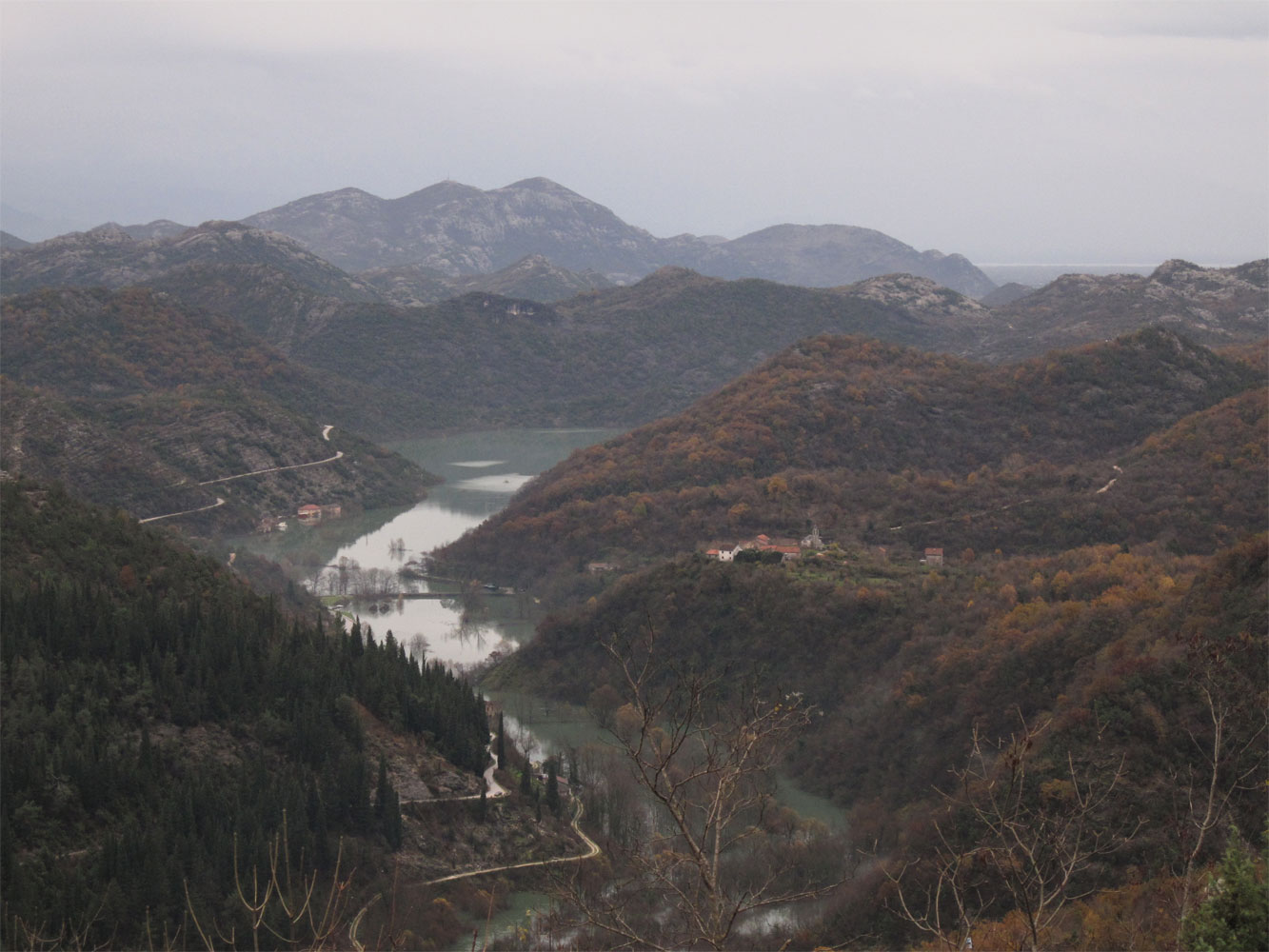 La vue depuis la tombe de Dado