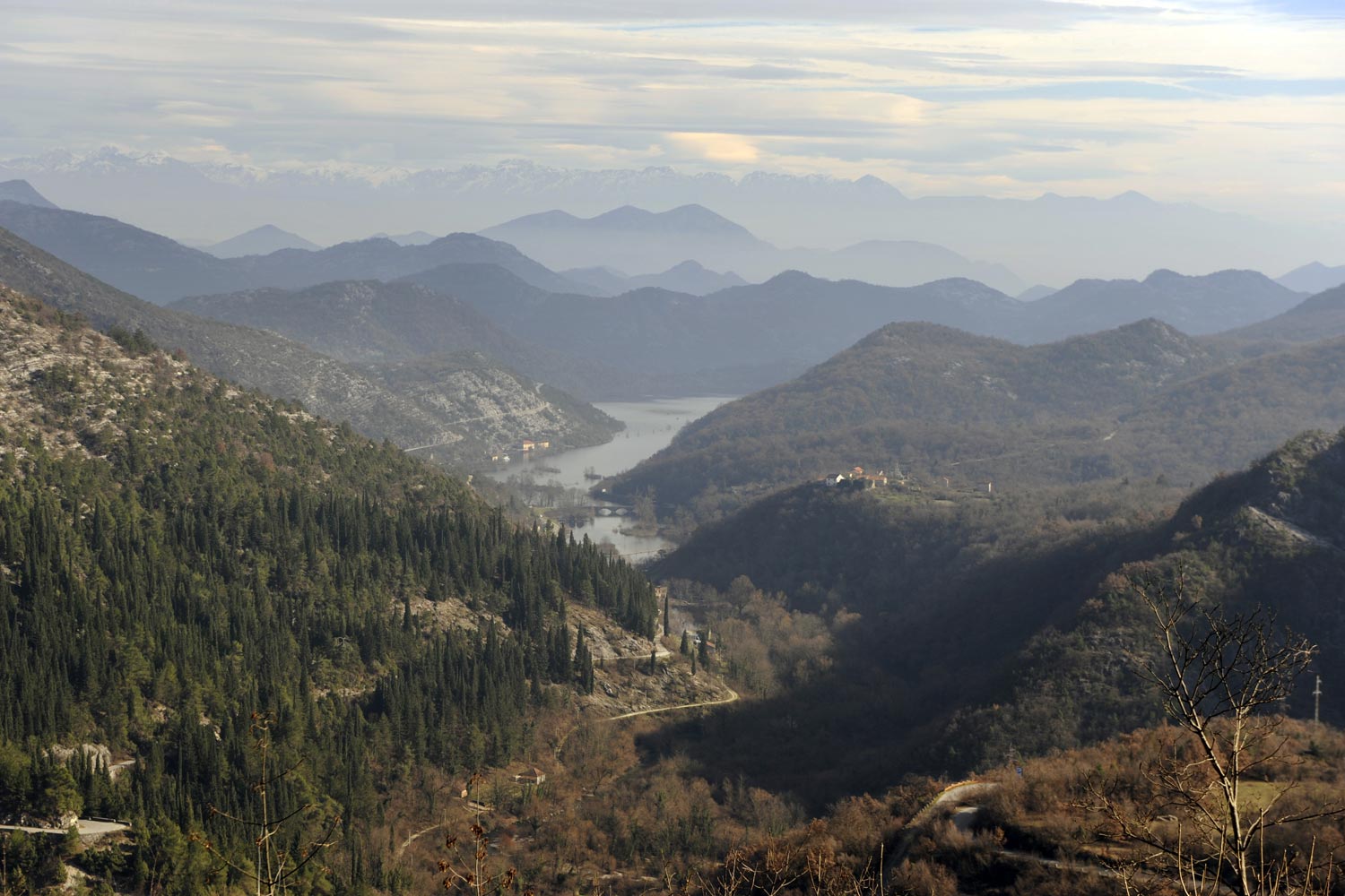 La vue depuis la tombe de Dado