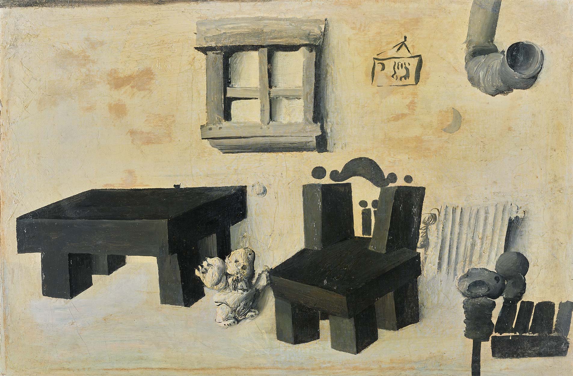 Tableau de Dado : Sans titre, circa 1956