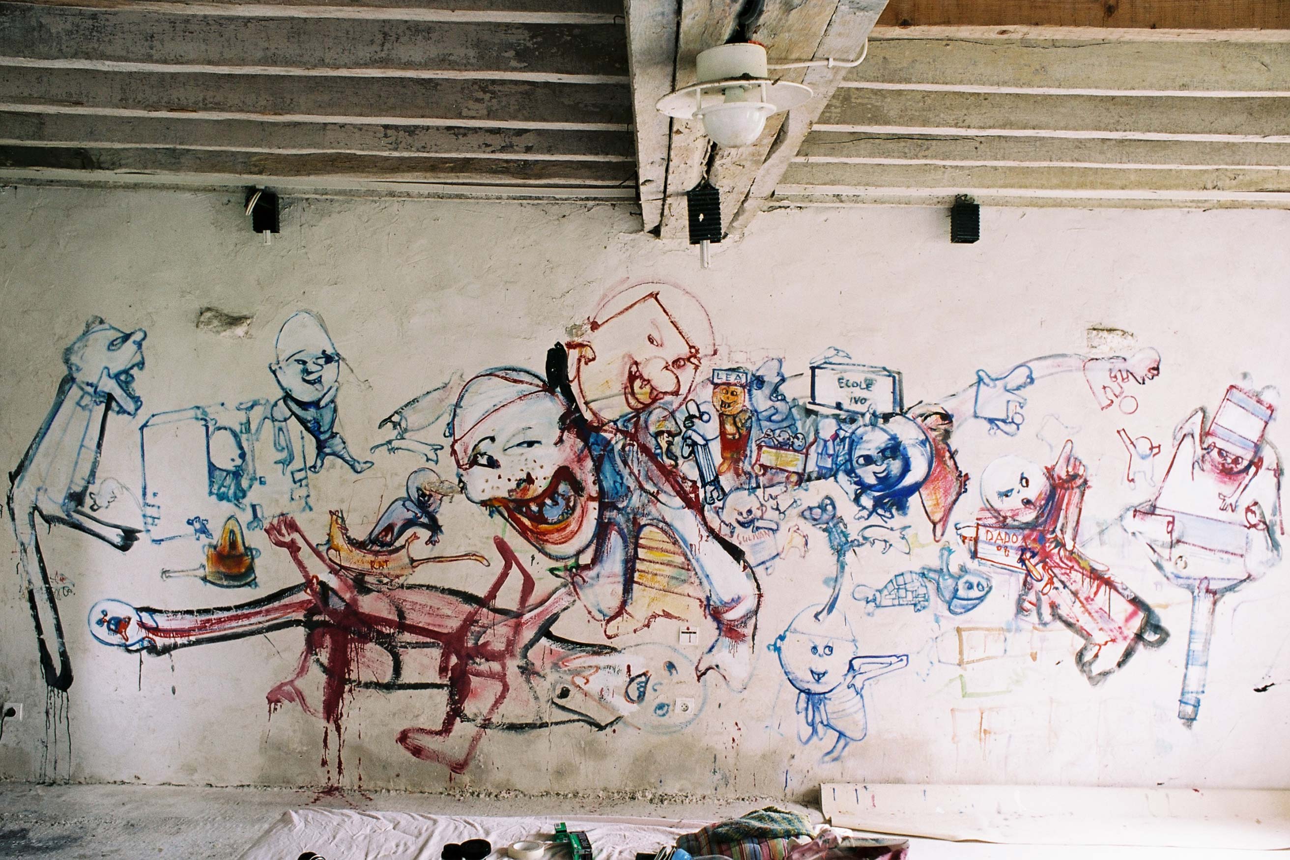 Third studio – Murals at Hérouval