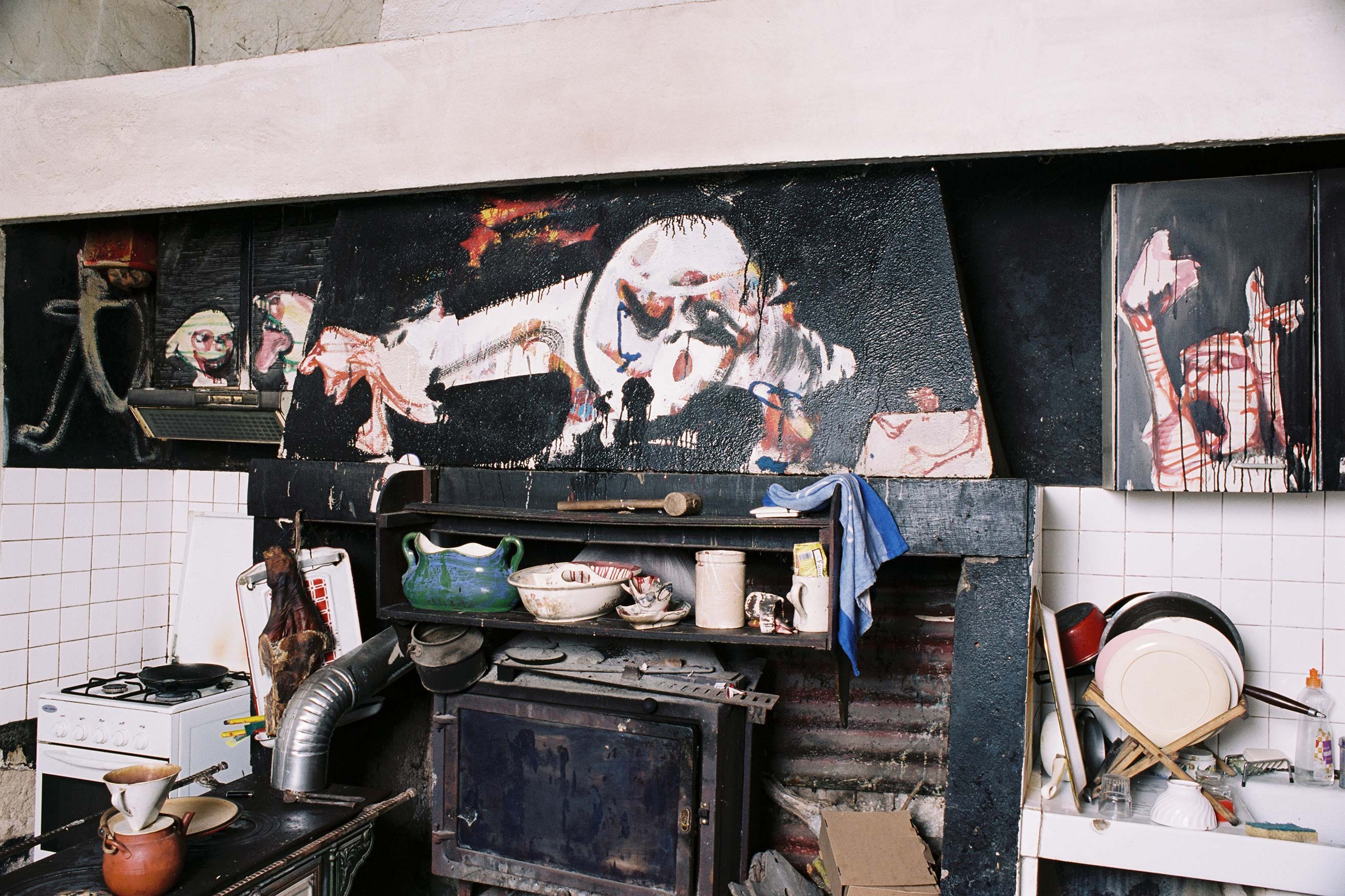 Dado: Zidno slikarstvo Eruvala – Kuhinja – Sjeverni zid