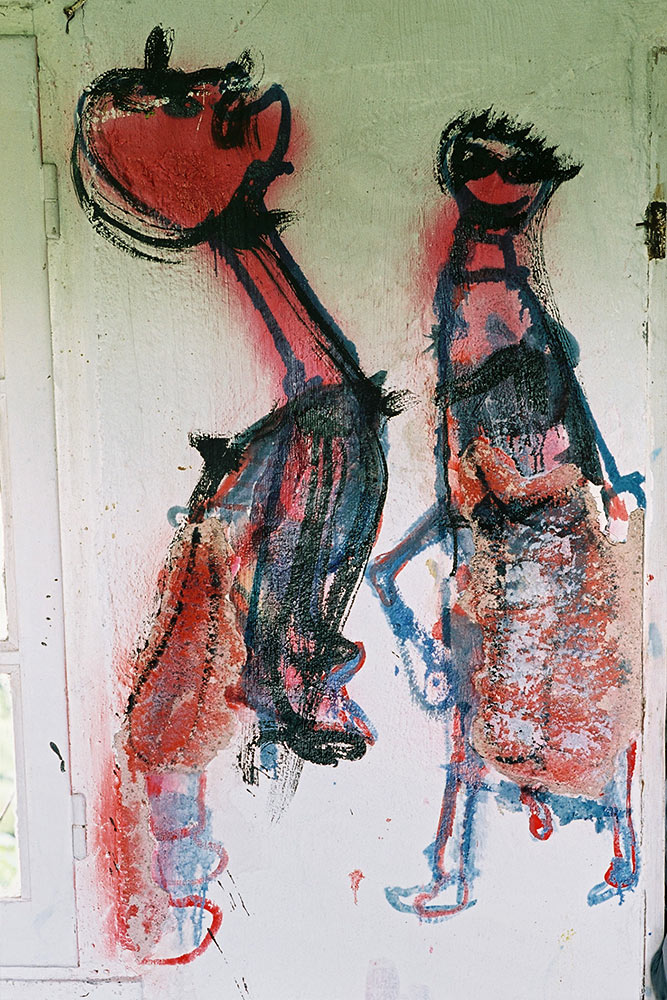 Dado : peintures murales d’Hérouval – La pièce de Loita – Mur est