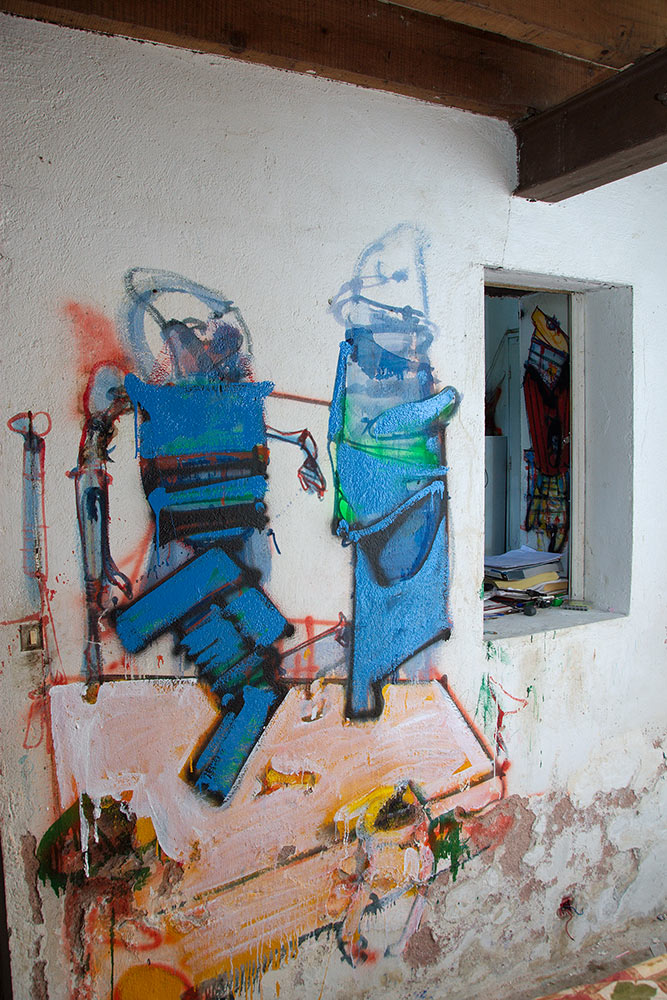 Dado : peintures murales d’Hérouval – La pièce de Loita – Mur nord