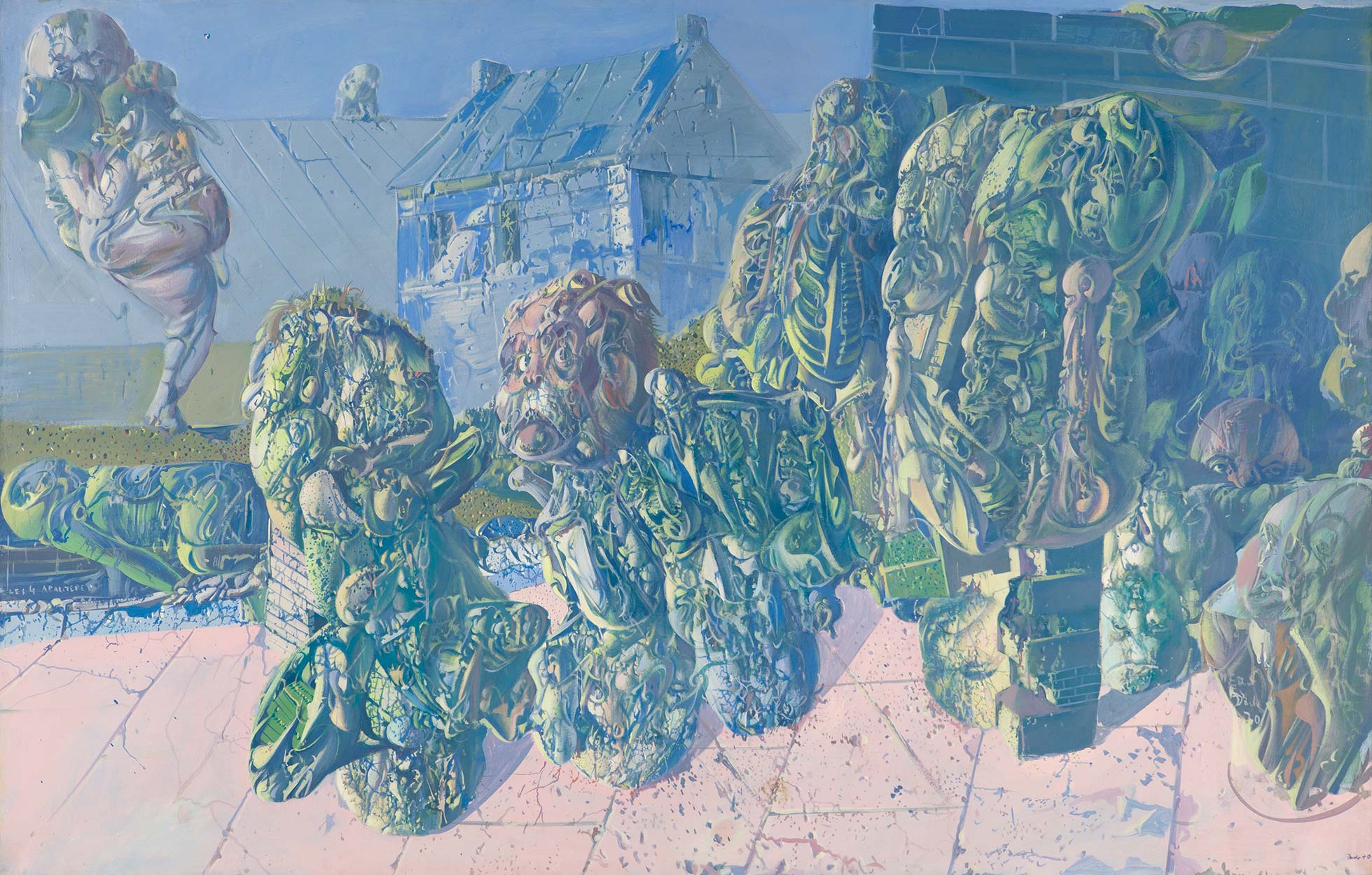 Tableau de Dado : Les Quatre Ap&ocirc;tres, 1971