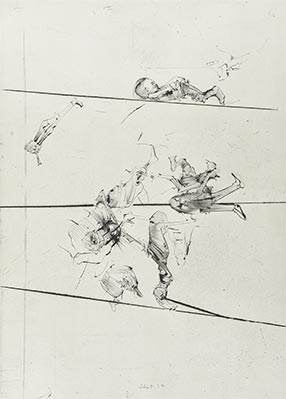 Suite Haendel, planche I, 1990