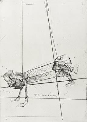 Suite Haendel, planche VIII (Tamerlano), 1990