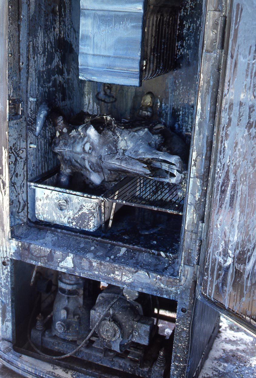 Sculpture dans l’atelier de Dado en 1989