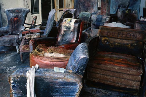 Dado’s studio in 1987