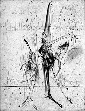 Gravure de Dado : Planche I, 2e état